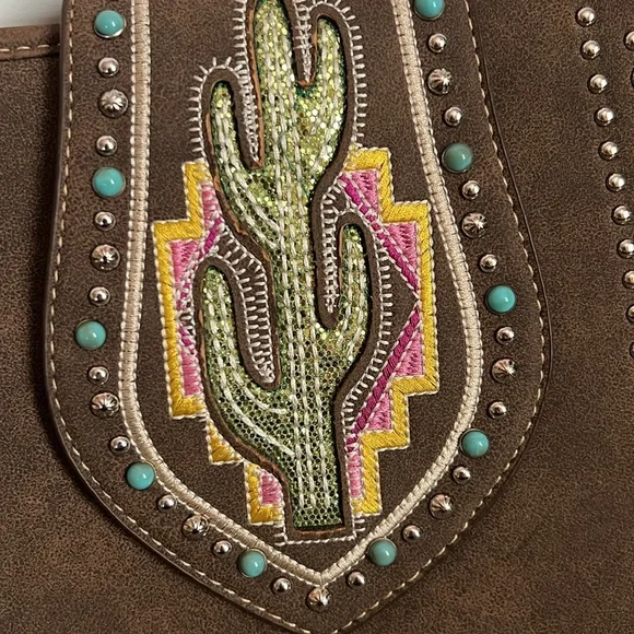 New Montana West Cactus Purse - Picture 2 of 7